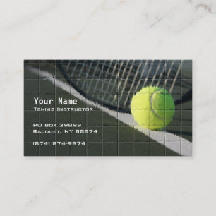 Tennisanvisning Visitkort