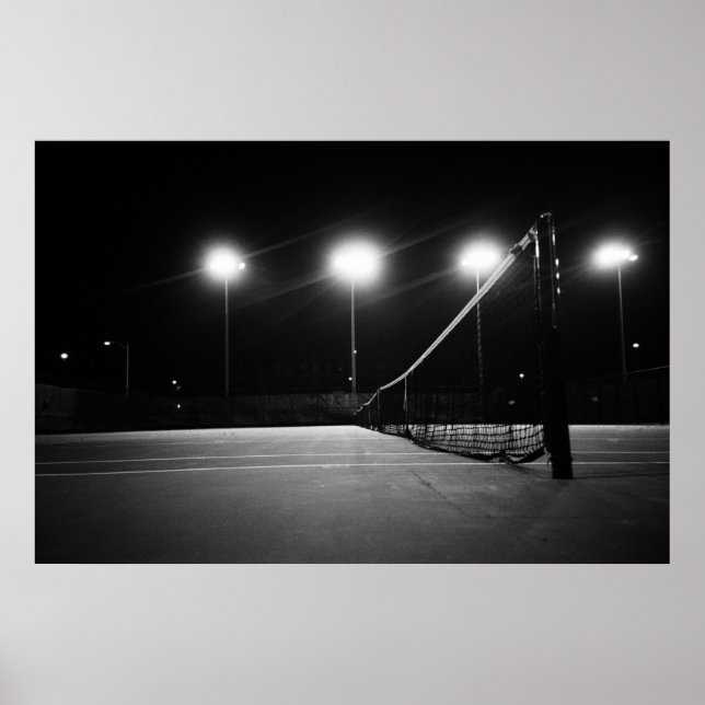 tennisbana poster (Framsidan)