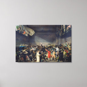 Tennisbanaeden, 20th Juni 1789, 1791 Canvastryck