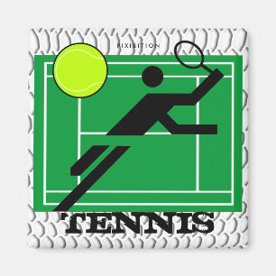 Tennisbanamagnet Magnet