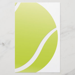 tennisboll brevpapper