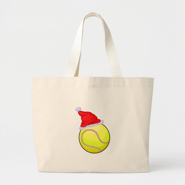 Tennisboll (den Santa hatten) Jumbo Tygkasse (Framsidan)