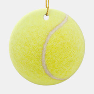 Tennisboll Julgransprydnad Keramik