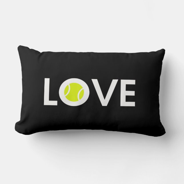 Tennisboll KÄRLEK Lumbarkudde (Framsida)