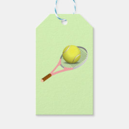 Tennisboll och racket presentetikett