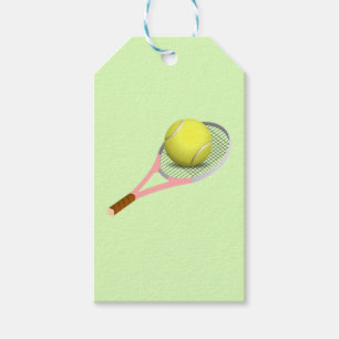 Tennisboll och racket presentetikett
