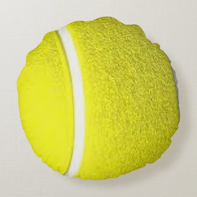 Tennisboll Rund Kudde (Baksidan)