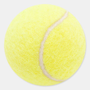 Tennisboll Runt Klistermärke