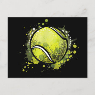 Tennisboll Sport Och Tennisälskare Jul Inbjudan Vykort