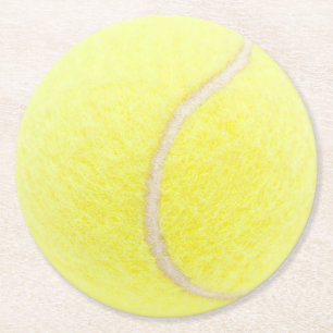 Tennisboll Underlägg Papper Rund