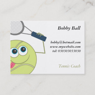 Tennisboll Visitkort