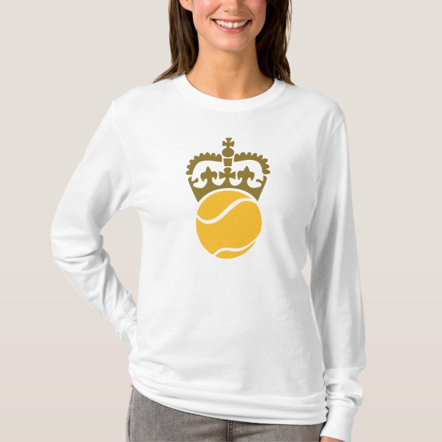 Tennisbollkrona Tee Shirt (Framsida)