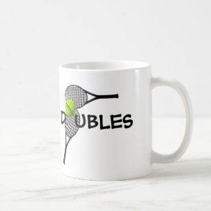 Tennisbollsracket Dubbelmatch Kaffemug Kaffemugg