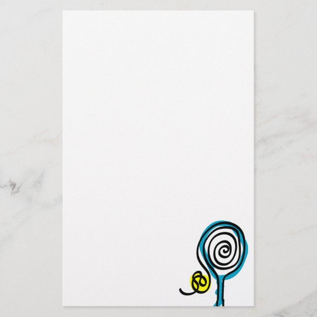 Tennisbrevpapperpapper Brevpapper (Framsida)