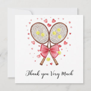 Tennisbröllop med racket och kärlekshjärta