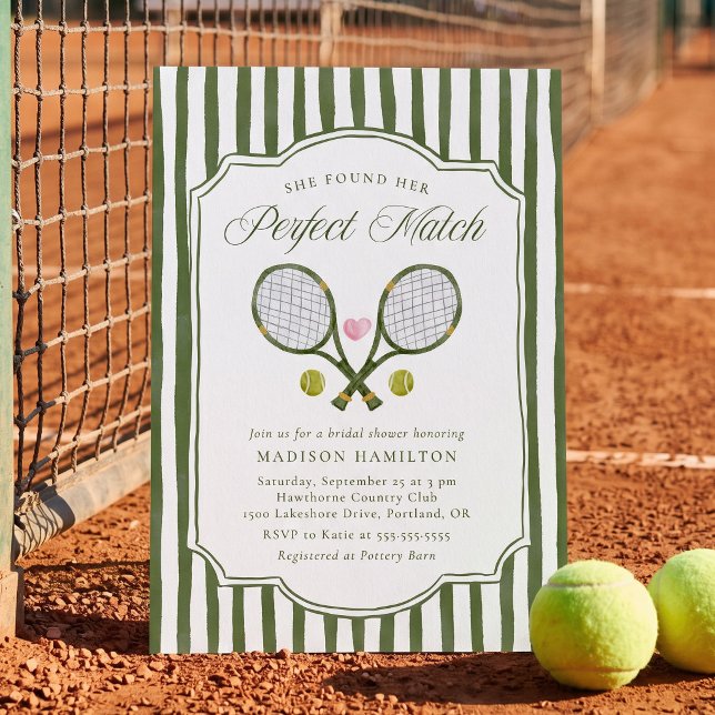Tennisbröllopsfest - perfekt matchning inbjudningar (Skapare uppladdad)