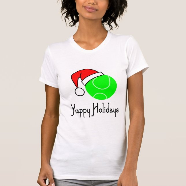 TennisChick glad helg T-shirt (Framsida)