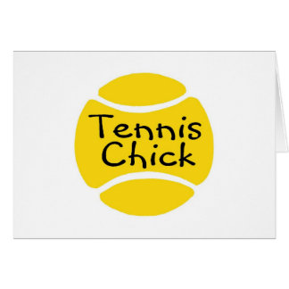 Tennischick Hälsningskort