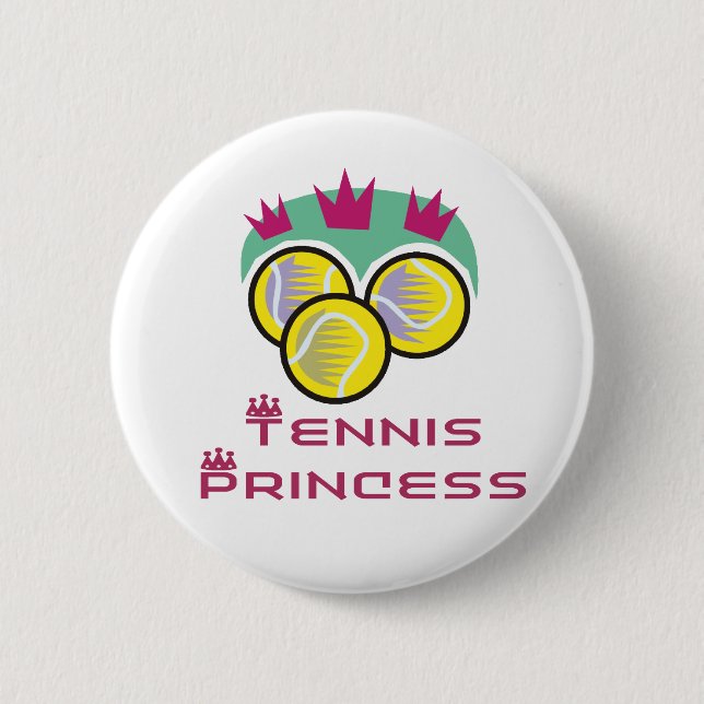 TennisChick Princess Knapp (Framsida)