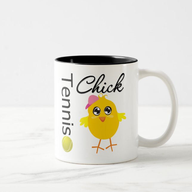 Tennischickspelare Två-Tonad Mugg (Höger)