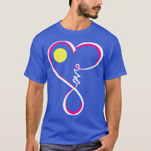 TennisCute Kärlek Tennis T Shirt