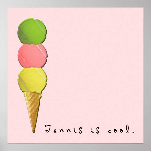 Tennisdekor Poster (Framsidan)