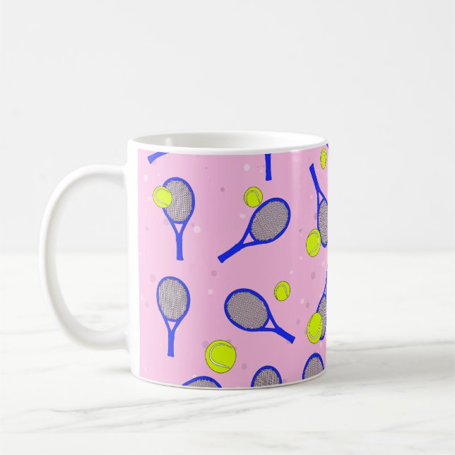 Tennisdesign Kaffemugg (Vänster)