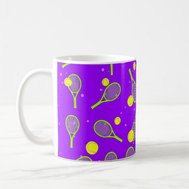 Tennisdesign Kaffemugg (Vänster)