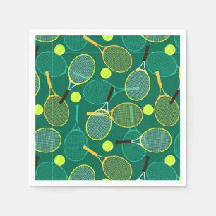 Tennisdesign pappersservett