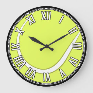 Tennisdesign stor klocka