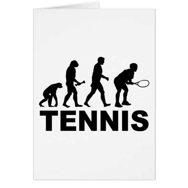 Tennisevolution Hälsningskort (Framsidan)