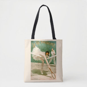 Tennisfest Tote Bag Tygkasse