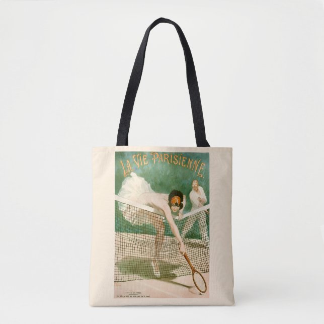 Tennisfest Tote Bag Tygkasse (Framsida)