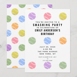 Tennisfestin Invitation Inbjudningar