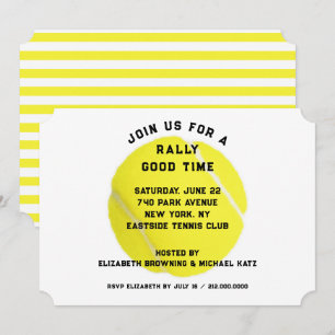 Tennisfestin Invitation Inbjudningar