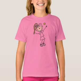 Tennisflicka tre t-shirt
