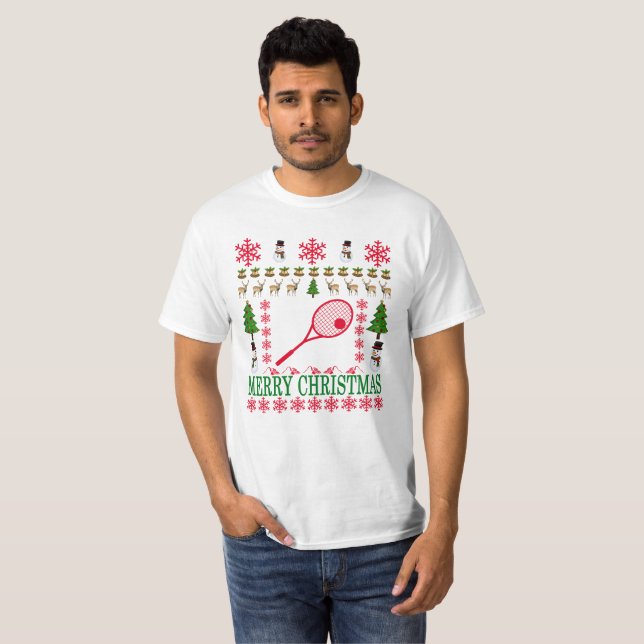 TENNISGOD JUL. .png Tee (Hel framsida)