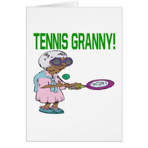 TennisGranny Hälsningskort