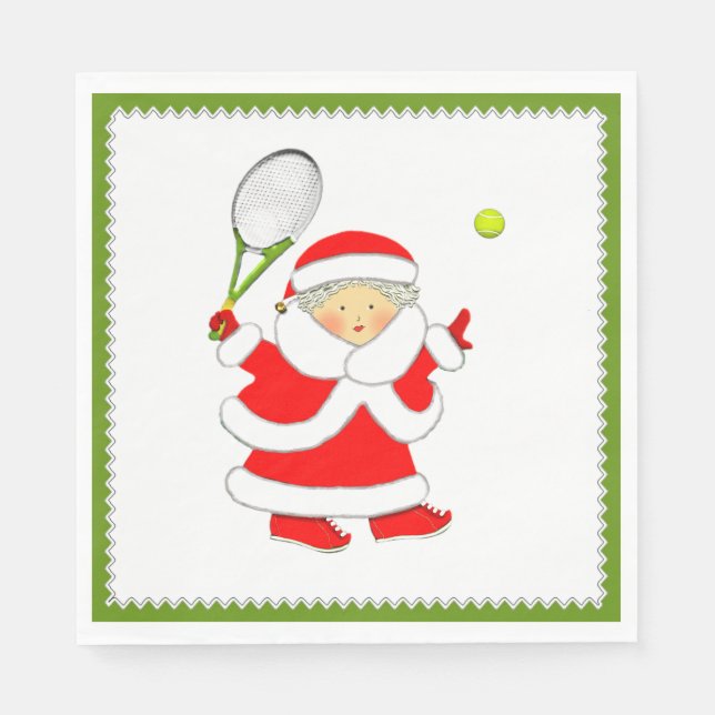 Tennishelgfest Pappersservett (Framsidan)