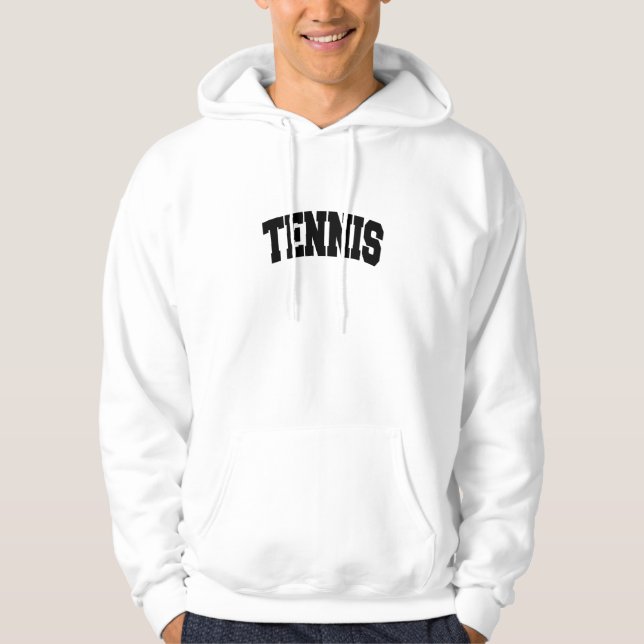 TENNISHOODIE SWEATSHIRT MED LUVA (Framsida)