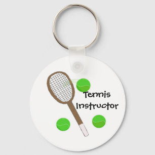 Tennisinstruktör Nyckelring