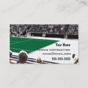 Tennisinstruktör Visitkort