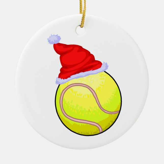 Tennisjul Julgransprydnad Keramik (Framsidan)