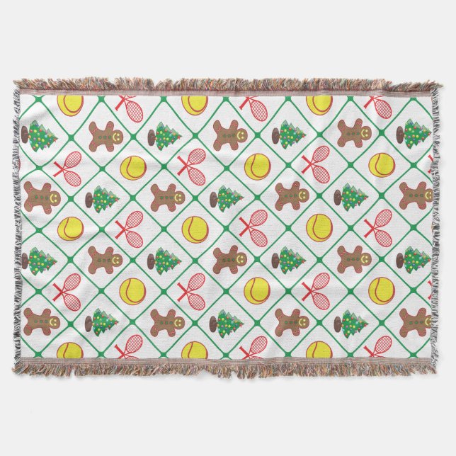 Tennisjulmönster Mysfilt (Framsidan)