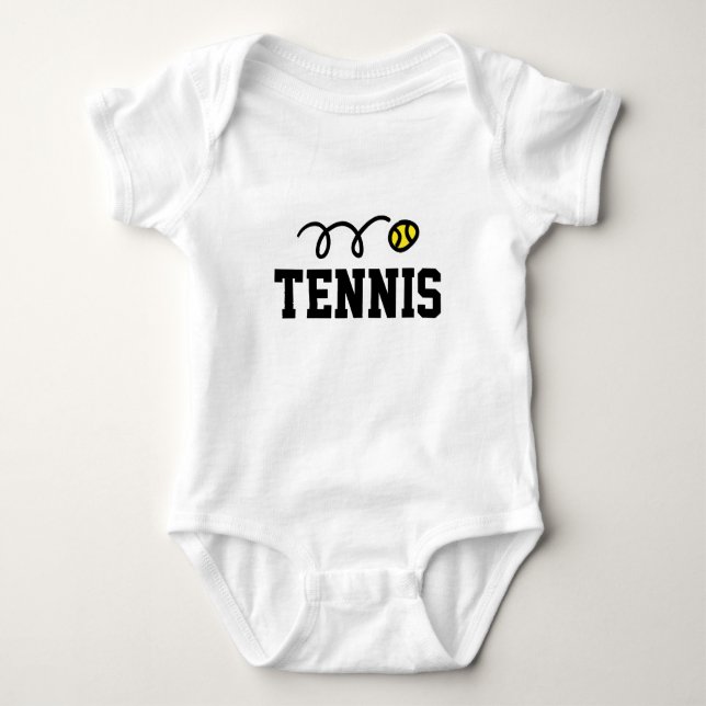 Tenniskläder för spädbarn och ungbarn t-shirt (Framsida)
