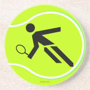 Tenniskustfartyg Underlägg Sandsten