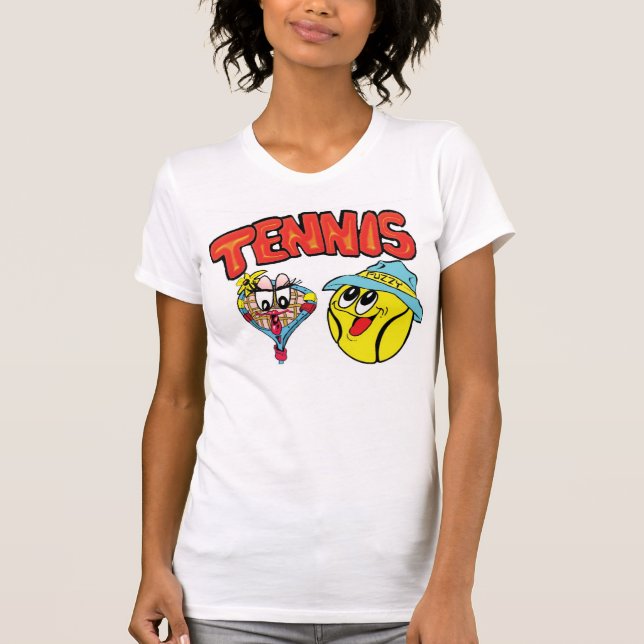 Tenniskvinna T-tröja Tee Shirt (Framsida)