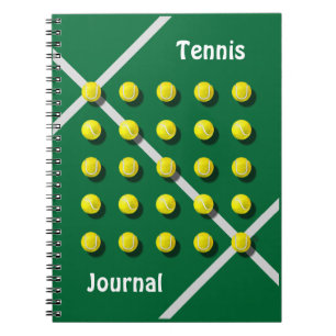 Tennislagledare, personlig anteckningsbok