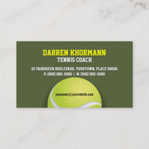 Tennislagledare Visitkort