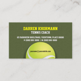 Tennislagledare Visitkort